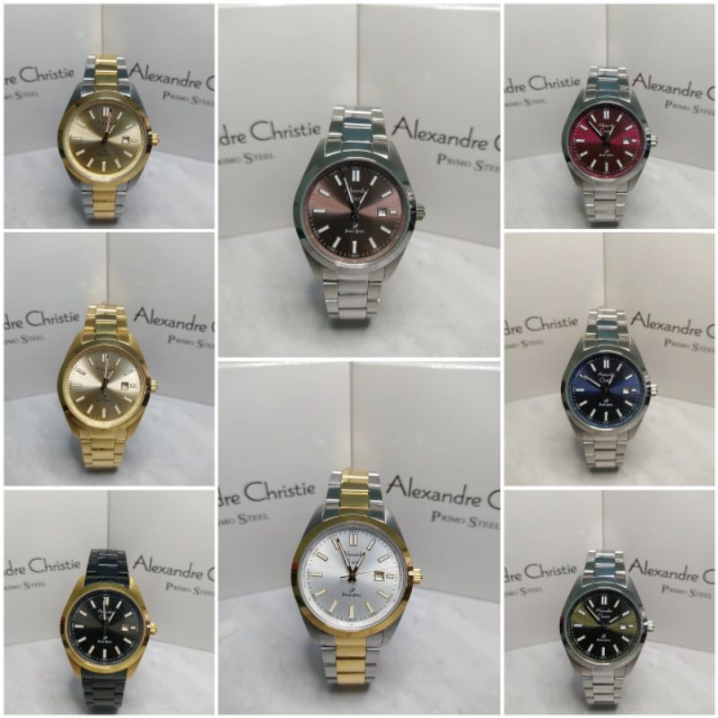 Jam Tangan Wanita Alexandre Christie Primo Steel 1021 AC1021 AC 1021