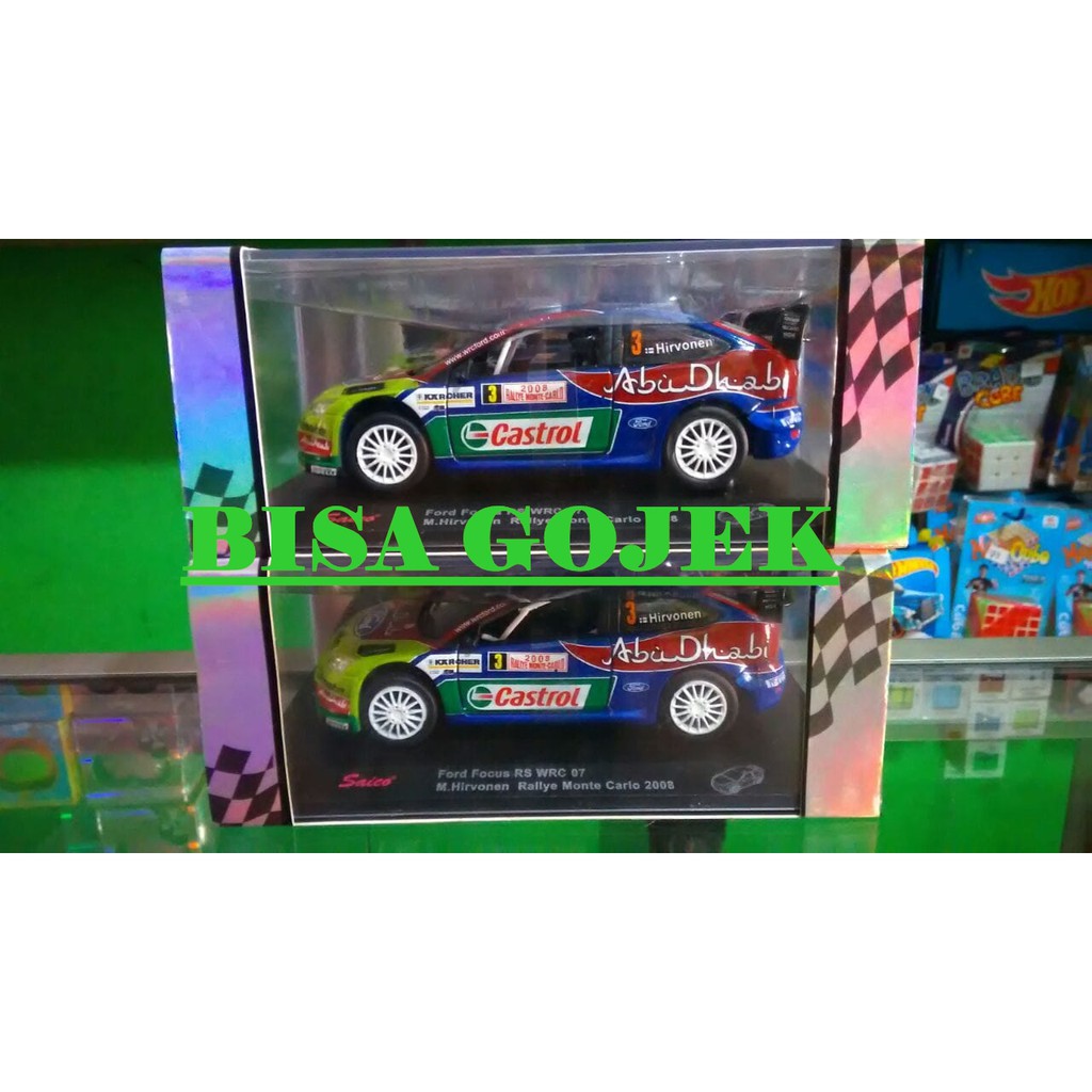 Diecast Mobil Ford Focus WRC Rally - Miniatur Mobil Focus M Hirvonen2