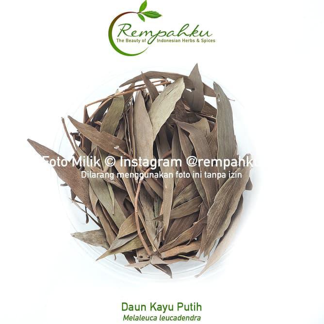 

(Harga!!) ramuan rempah - Daun KAYU PUTIH 10gr Sample Kering Melaleuca Leucadendra