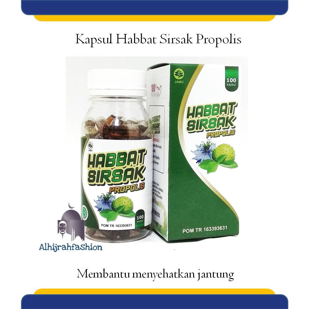 

Herbal Kapsul Habbat Sirsak Plus Sirsak @100 Herbal Kanker Jantung
