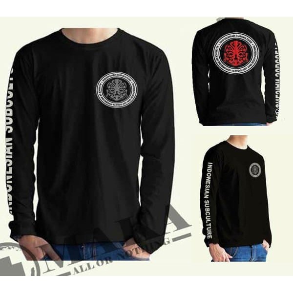 KAOS INDONESIAN SUBCULTURE LENGAN PANJANG  -provermerch