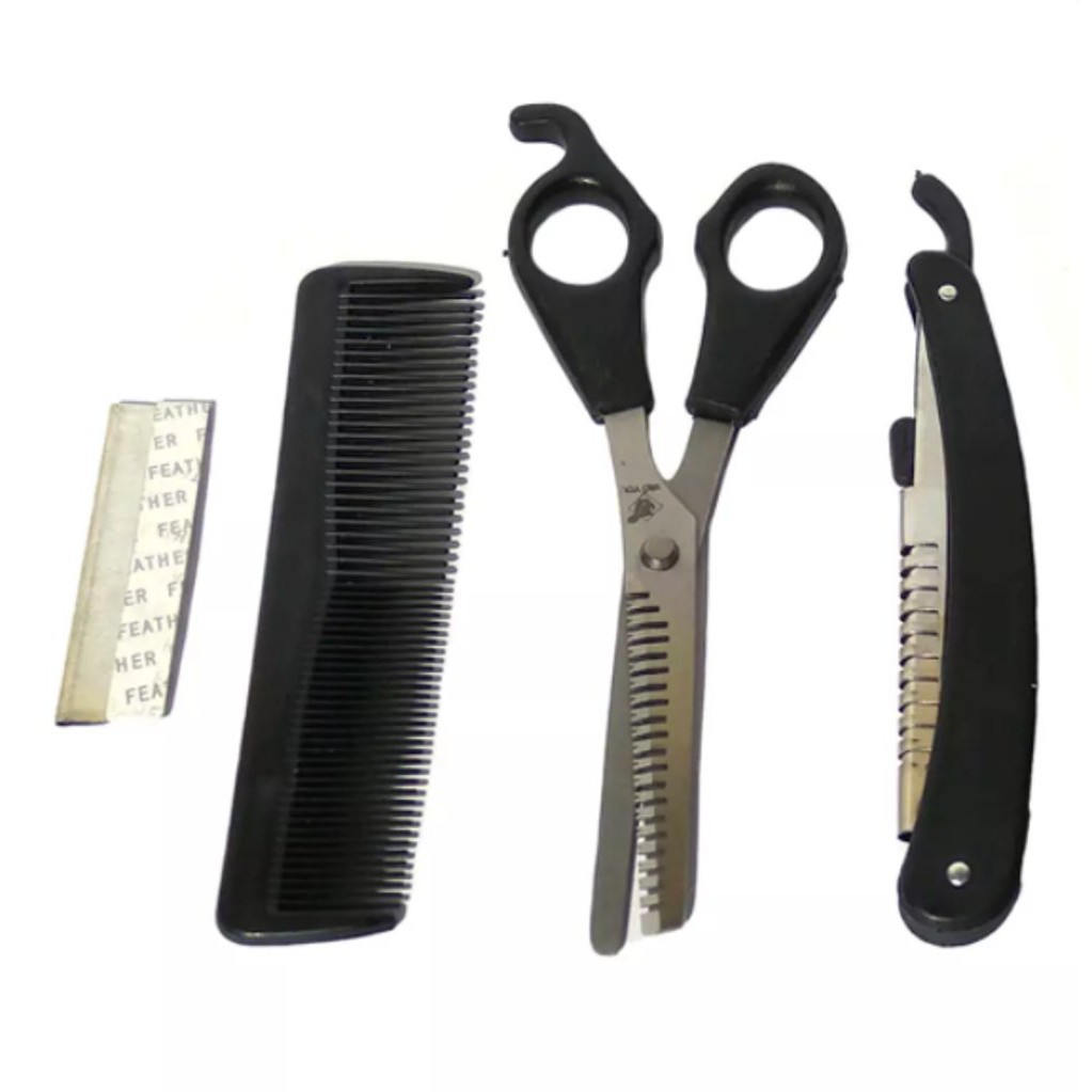 GUNTING RAMBUT SET 3IN1 / GUNTING RAMBUT SET / GUNTING SASAK SET