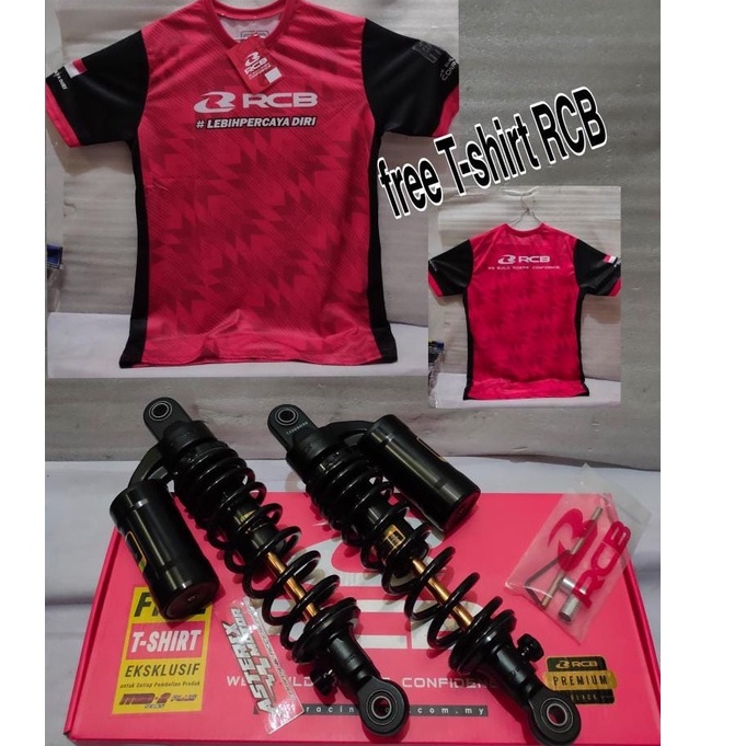 ShockBreaker Skok Shock RCB MB2 Plus Ukuran 320mm 335mm Tiger.RX King Megapro GL Free T-Shirt