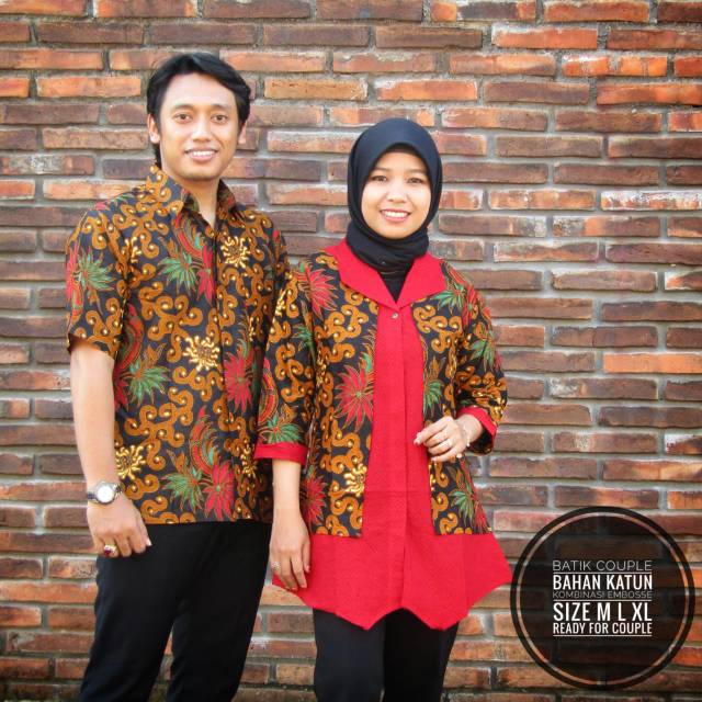 Couple Batik JUMBO/ couple batik XXl,XXXL/ Seragam batik/ Baju pesta/ Baju kondangan