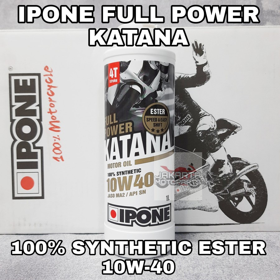 OLI IPONE FULL POWER KATANA 100% SYNTHETIC ESTER 10W40 10W-40 10W40
