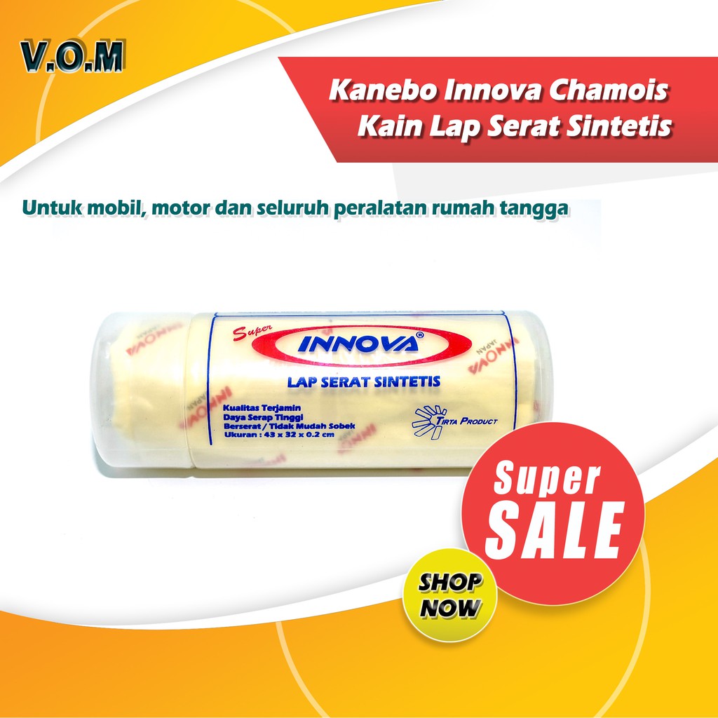 VOM Kanebo Innova Chamois / Kain Lap Serat Sintetis - 0037