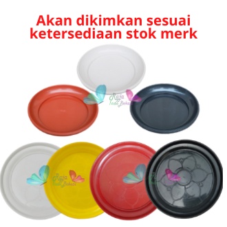 Alas Pot 20 Cm Hitam Putih Merah Bata Coklat Terakota Tatakan Pot 20 Cm Putih Teracota Hitam Alas Mawar Tray Gbl Eco - Tatakan Pot Nkt Tawon Putih