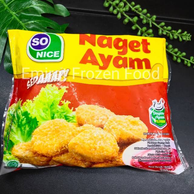 

Nugget so nice 500gr chicken nugget so nice naget ayam