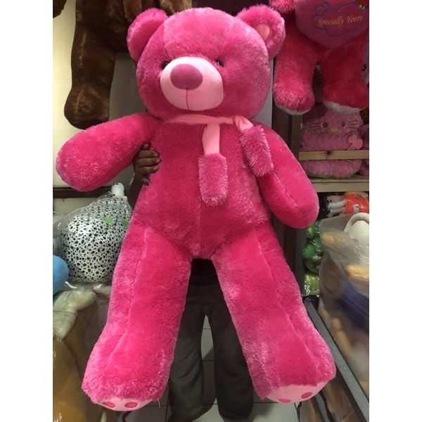 BONEKA BERUANG TEDDY BEAR SYAL Telapak JUMBO 1METER LABEL SNI