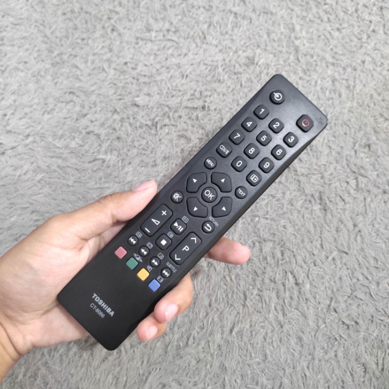 Remot TV LCD LED TV TOSHIBA CT-8066 Terbaru 100% Original - Remot TV TOSHIBA - Remot TV LED TOSHIBA 