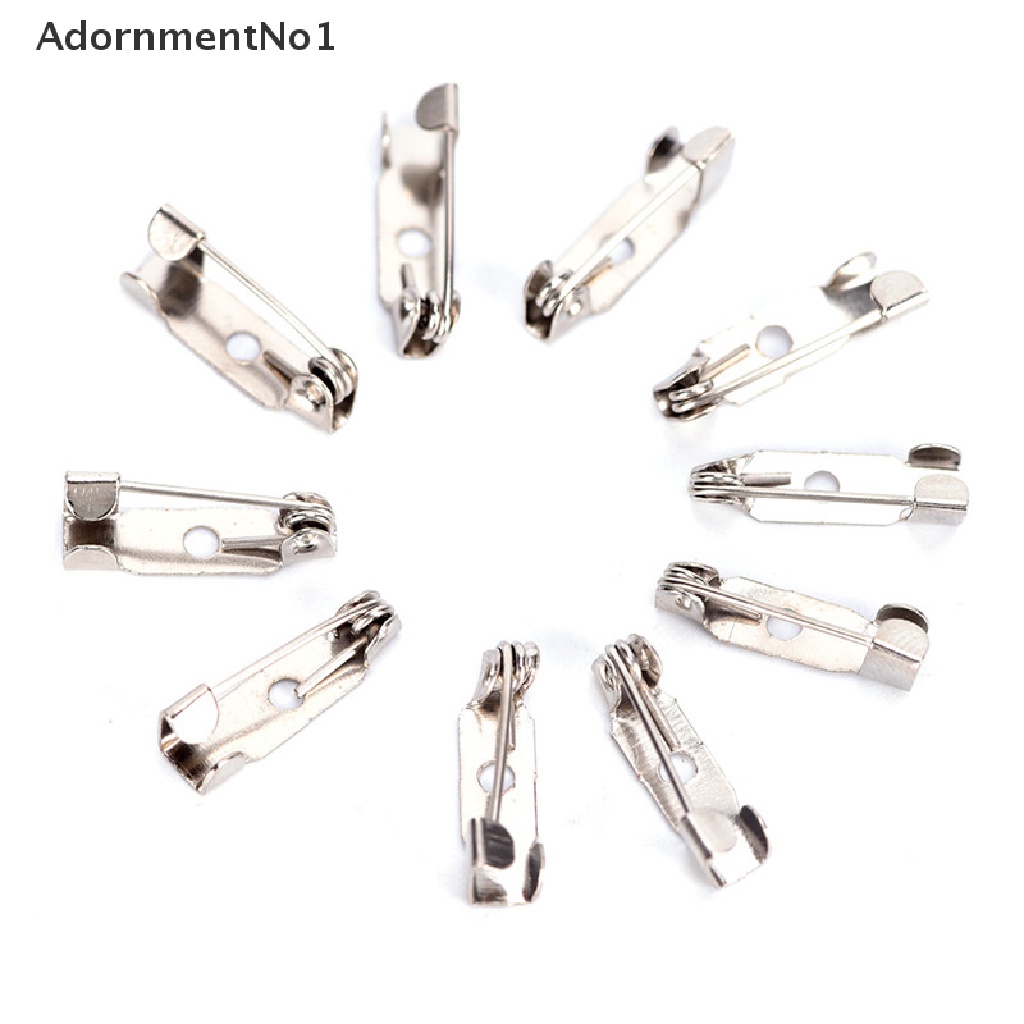 (AdornmentNo1) 10pcs Pin Bros DIY Ukuran 15-40 mm Untuk Kerajinan Tangan