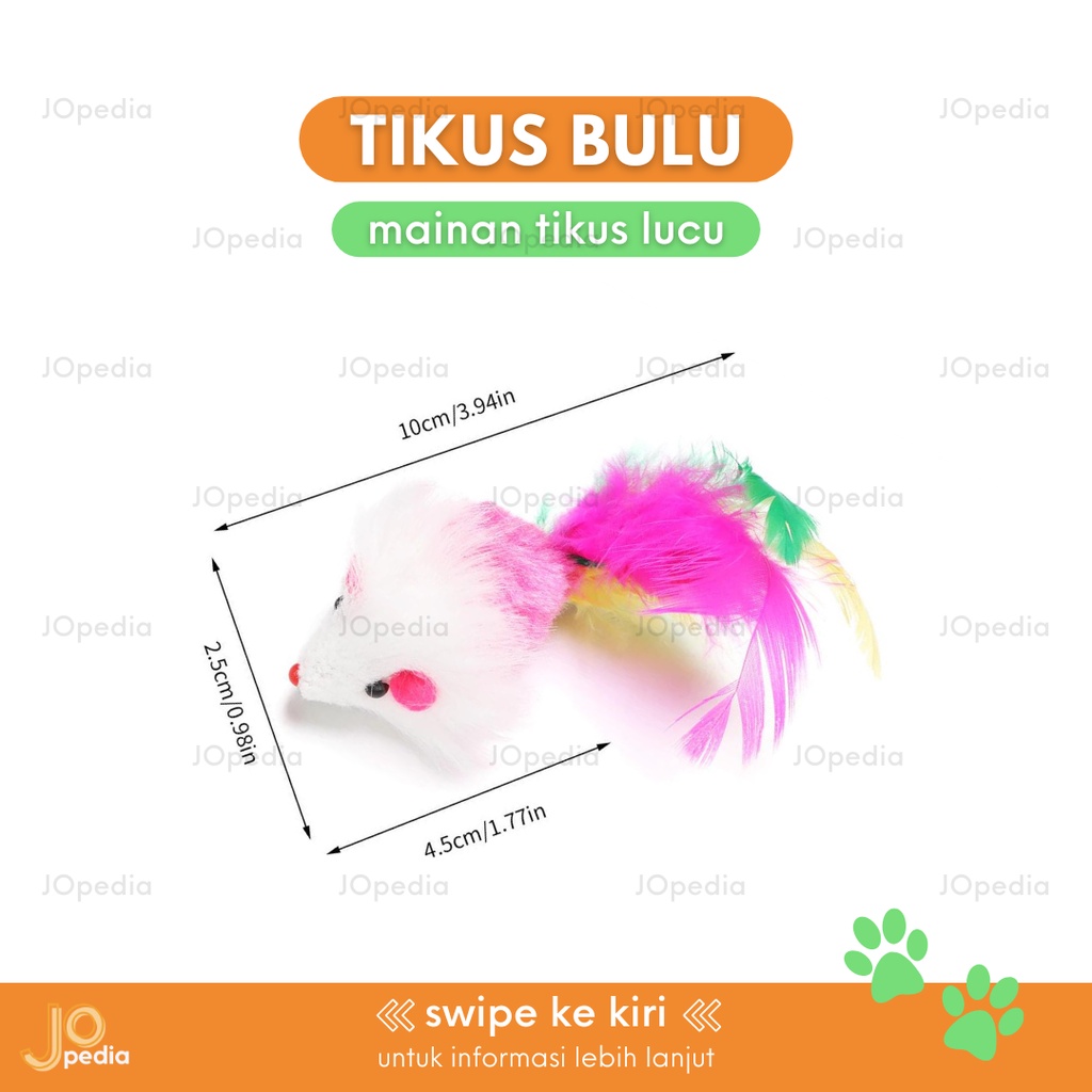 TIKUS BULU A Mainan Bunyi Cit Cit Mainan Kucing Anjing Gigit Dog Cat Toy