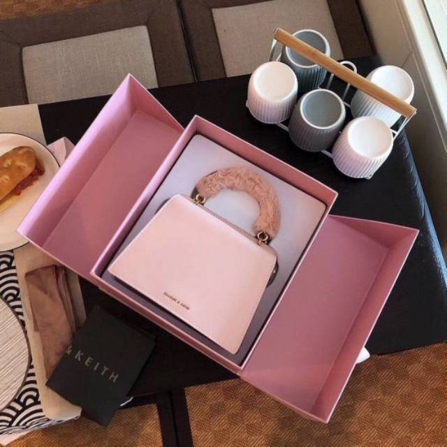 CK SET GIFT PINK BULU PLUS BOX ORI