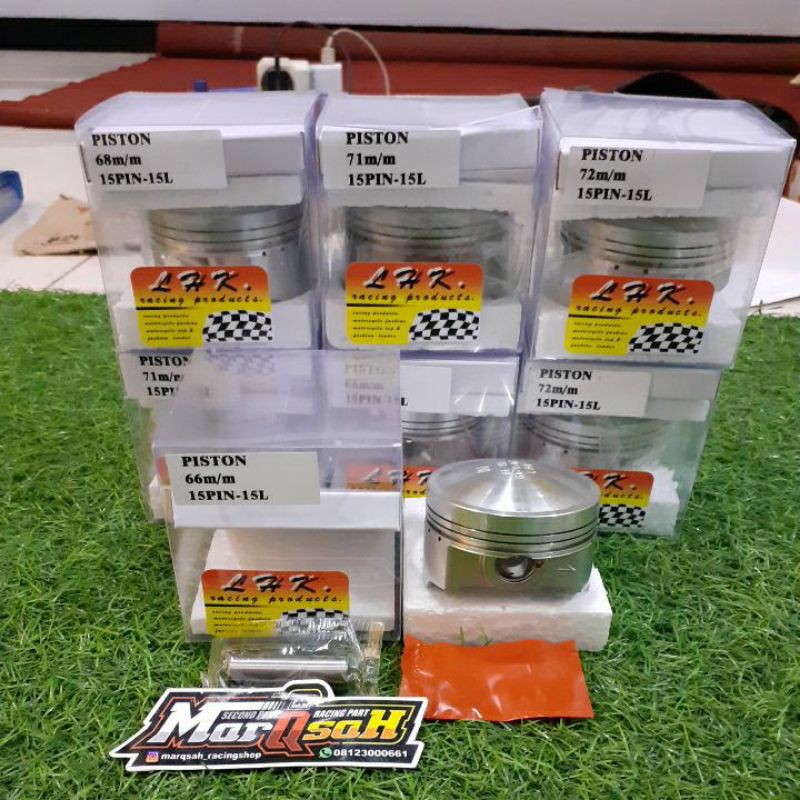 Piston LHK pin 15 58 59 60 61 62  63 64 65 66 67 68 69 70 71 72 73 74 75 76 77 78 79 80 81 82 83 84 set ring piston marqsah-LHK pin 15