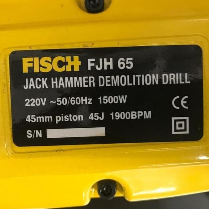 Mesin Bobok Beton Jalan Tembok Jack Demolition Hammer Fisch Fjh 65