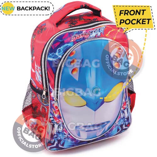 RTM - Tas Ransel Anak Laki Laki Karakter - FACE UP BOBOIBOI - MERAH -  School Bag Tas Sekolah Anak - Tas Anak Sekolah Tas Anak Kecil Tas Anak SD Tas Anak TK Promo Diskon Termurah Terlaris Terbaru Best Seller