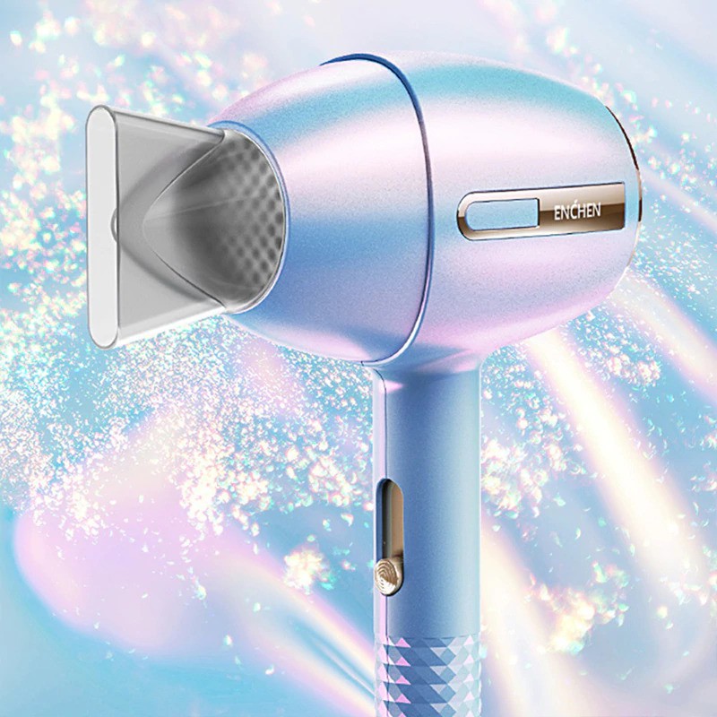 Enchen Air Yingqu Anion Hair Dryer Pengering Rambut 900W 220V - White