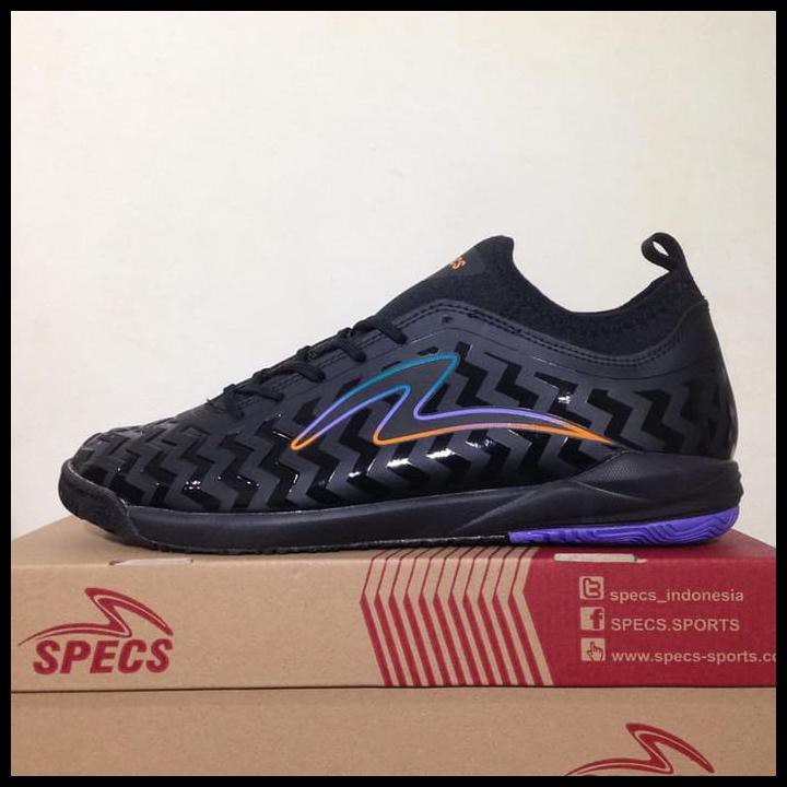 Jual Murah Sepatu Futsal Specs Cyanide Galaxy In Black Modular 400707 Original