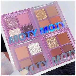 MOTY Eyeshadow 4 Warna High quality ingredients with silky shine color XX056