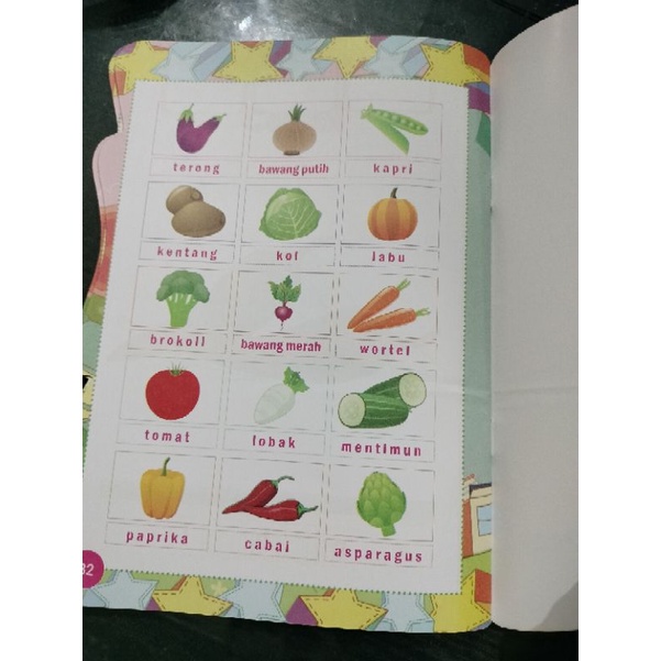 buku mewarnai sayuran (19x27 cm)