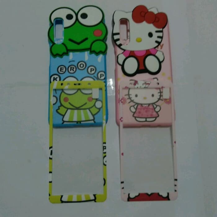 SAMSUNG A7 2018 CASE 3D MOTIF FREE TEMPERED GLASS KARAKTER A7 2018
