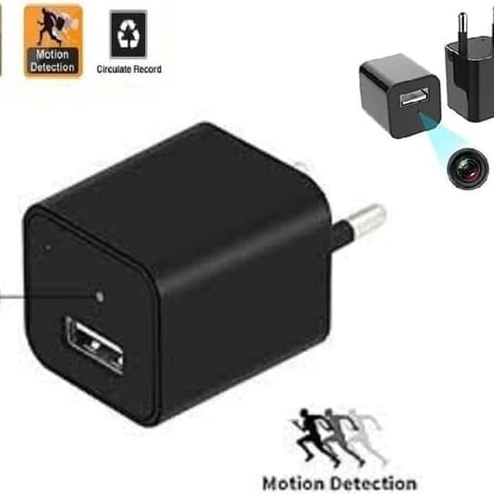 populer Spy Cam USB Charger Adaptor 8GB HD - Hidden Camera