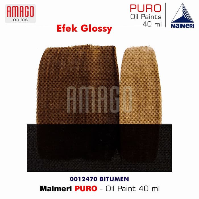 MAIMERI PURO - OIL PAINT - BITUMEN - 40ML - M0012470