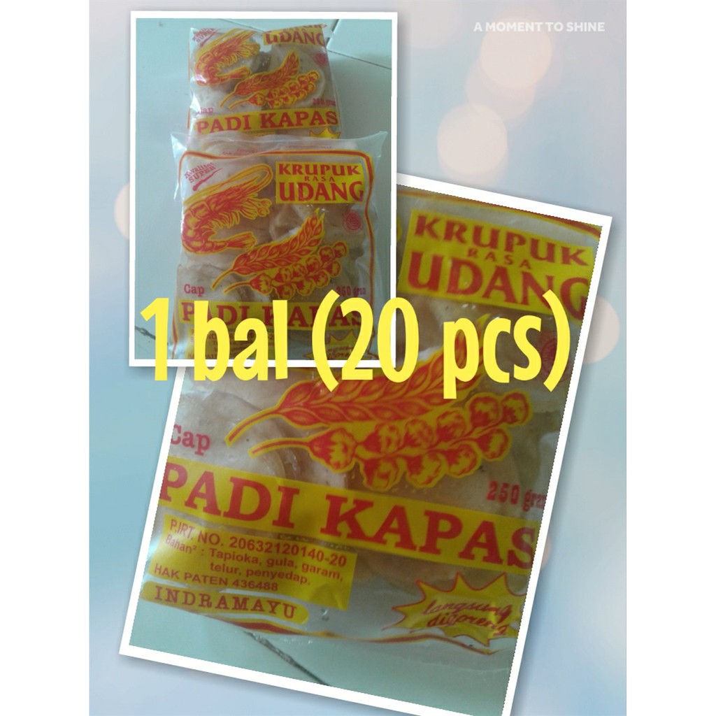 

KRUPUK UDANG PADI KAPAS 1 Bal Berkualitas