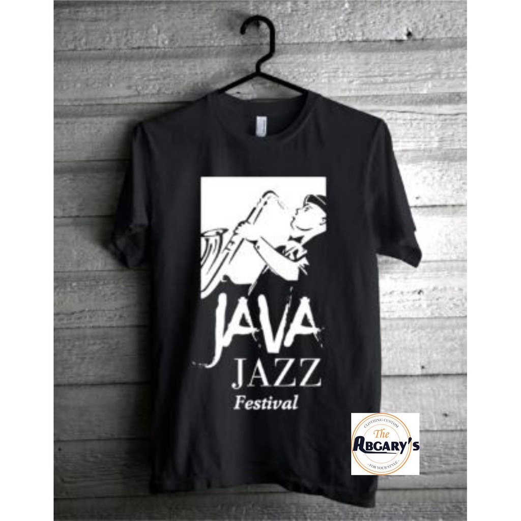 KAOS DISTRO MUSIK JAVA JAZZ FESTIVAL TSHIRT KEKINIAN PREMIUM