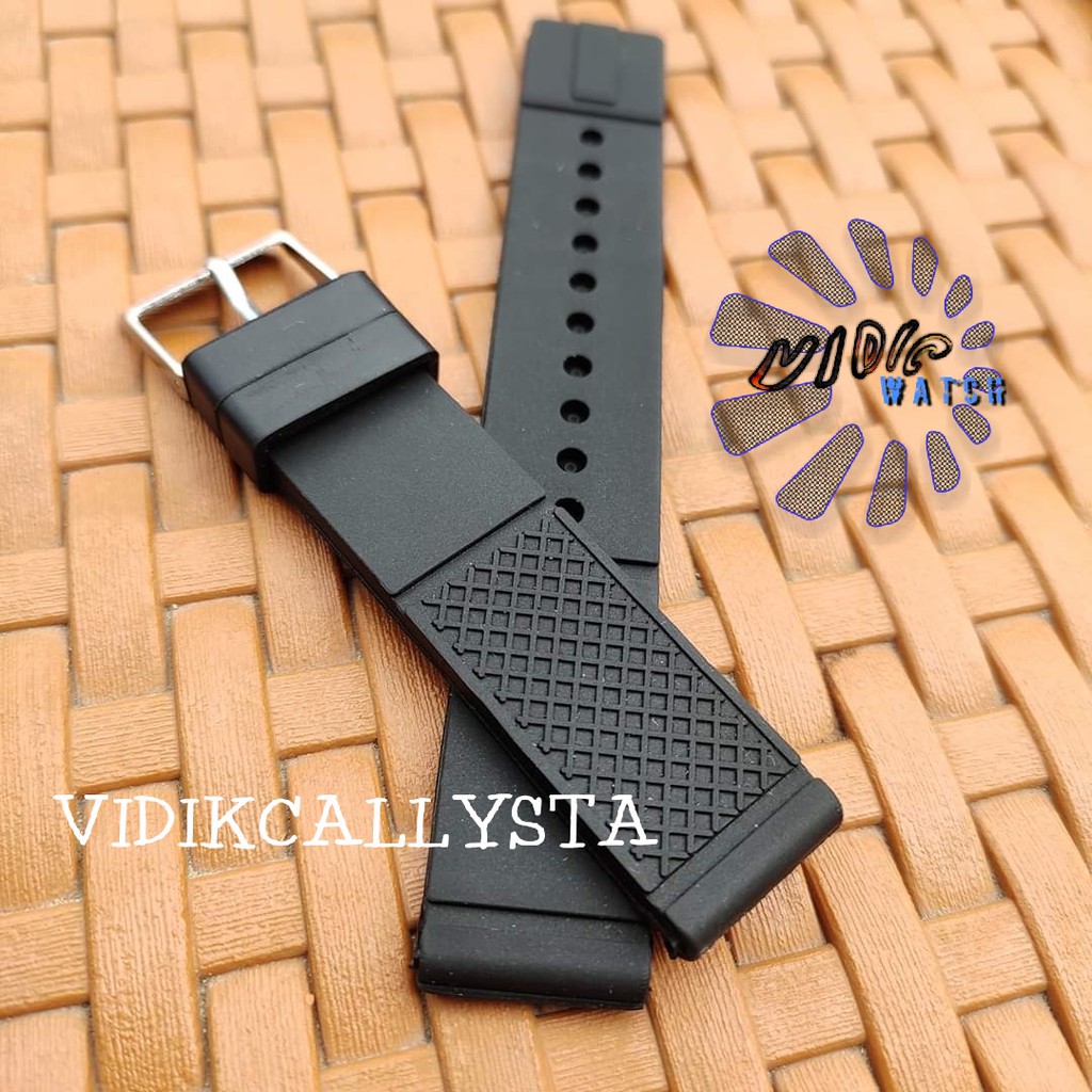 Tali jam tangan Karet Rubber 18mm karet jam tangan B110 18 MM