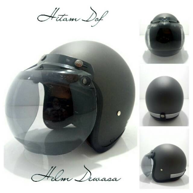 Helm Bogo SNI Garis Hitam Dop
