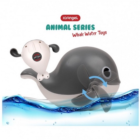 MAI605 MAINAN IQANGEL WHALE WATER TOYS MAINAN MANDI ANAK IQC02