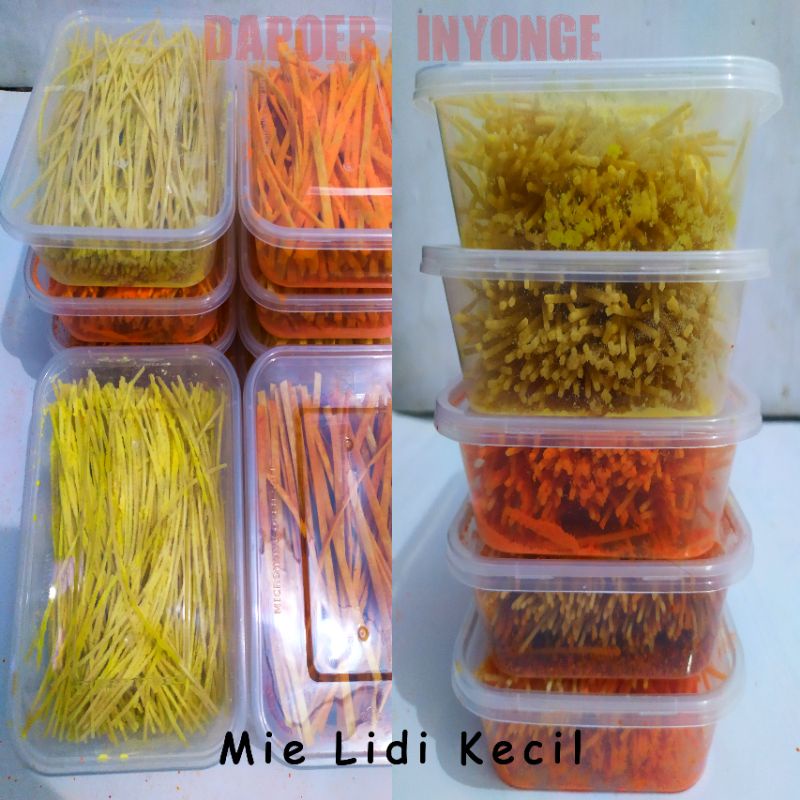 Mie lidi ijuk kecil2 kemasan box berat 100gr termurah