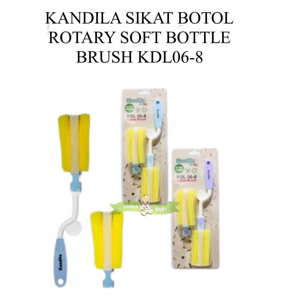 BOSU326 KANDILA SIKAT BOTOL ROTARY SOFT BOTTLE BRUSH KDL06-8