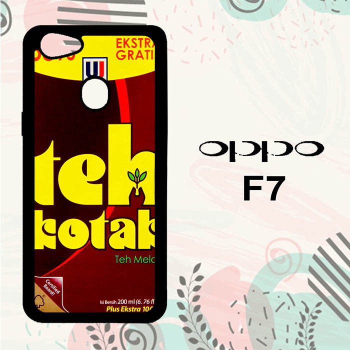 Casing OPPO F7 Custom Hardcase HP Teh Kotak Wallpaper LI0127
