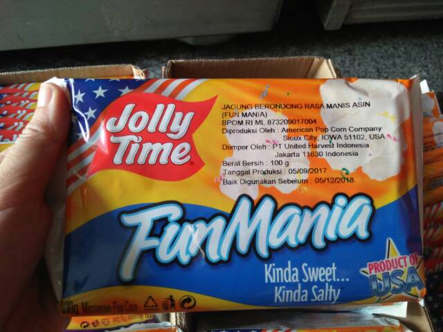 Jolly Time/ Popcorn Jolly Time/ Popcorn enak HALAL/ Popcorn murah