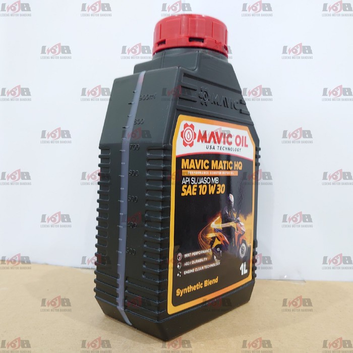 Mavic Oli Motor Matic HQ Synthetic Blend Skuter Oil JASO MB 10W30