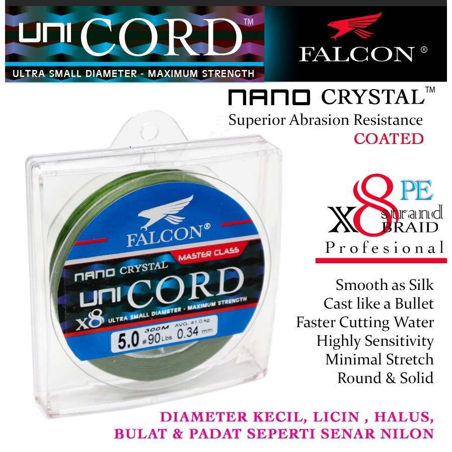 Senar PE X8 Falcon Uni Cord Nano Crystal Coated 200M