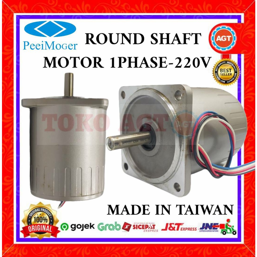 M5IK40A-C 40WATT 1PHASE 220V PEEIMOGER INDUCTION MOTOR ROUND SHAFT M5IK40A-C 40WATT 1PHASE 220V