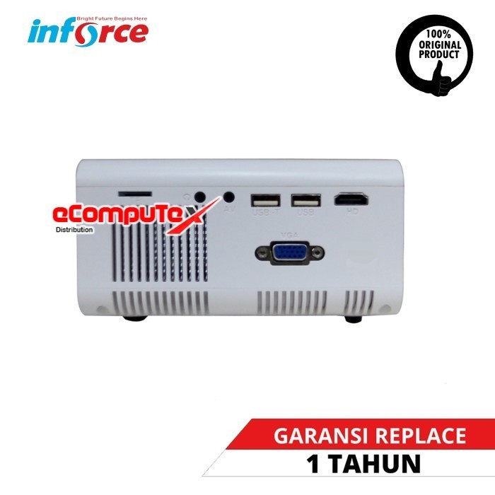 MINI PROYEKTOR INFORCE AN-10 / PROJECTOR AN10 NON TUNER - RESMI