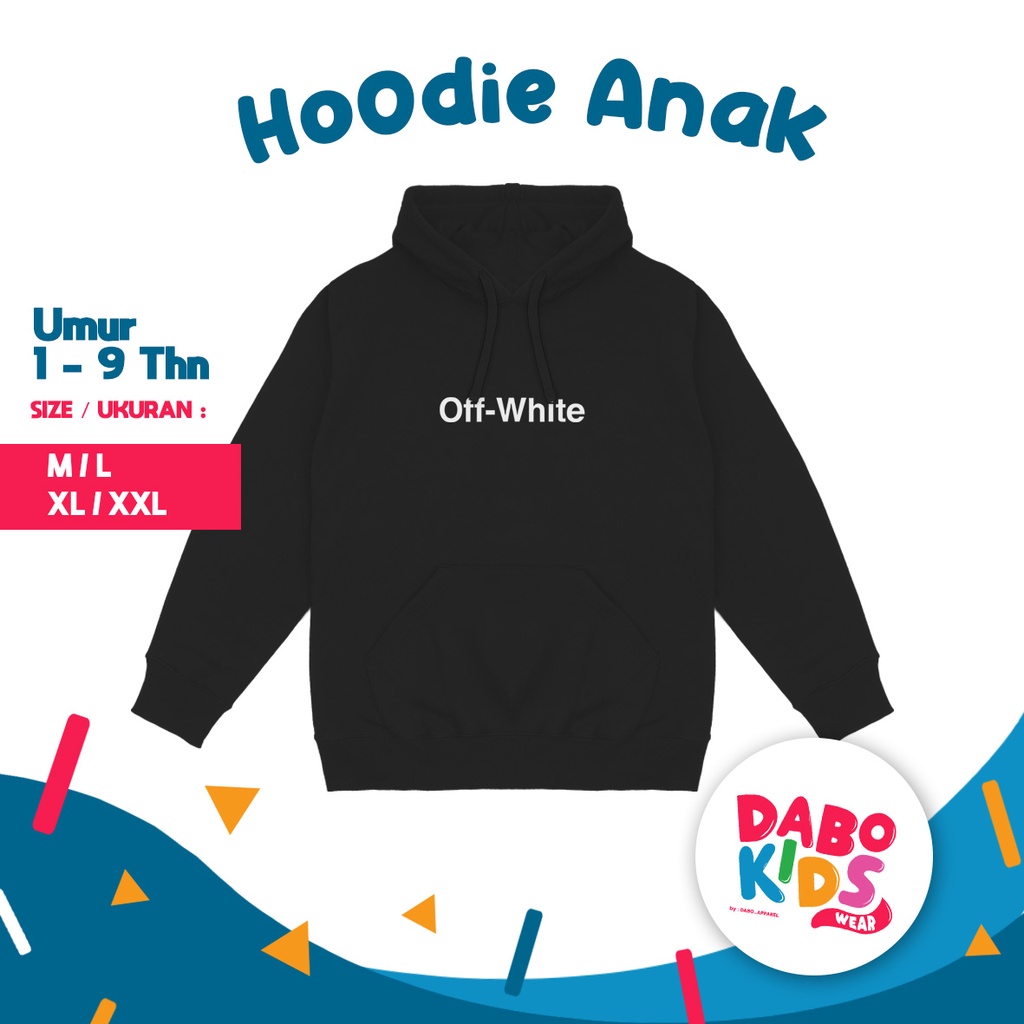 Dabo kids wear - sweatshirt hoodie anak crewneck polos sablon kartun laki laki perempuan sweater Dis