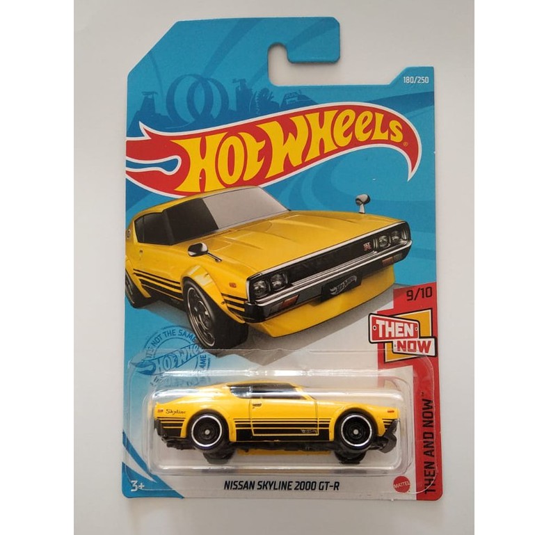 Diecast Hot Wheels NISSAN SKYLINE 2000 GT-R Kuning HW Hotwheels Mobil Mainan Hako GTR GT R