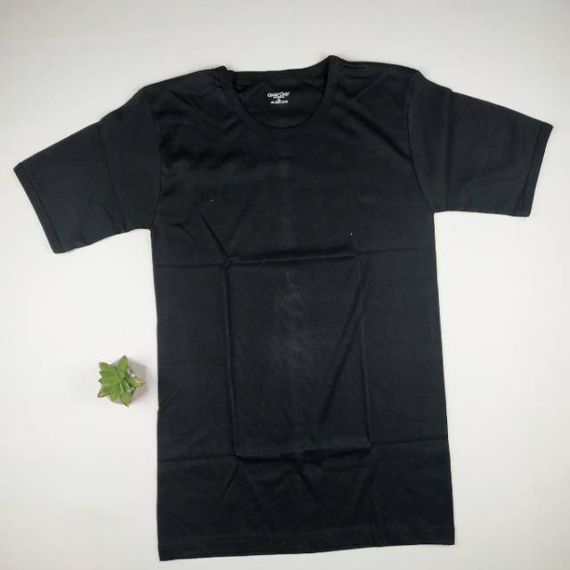 Kaos Dalam Oblong Pria Lengan Pendek Merek Oscar Club Warna Putih Hitam Polos Model O neck Murah