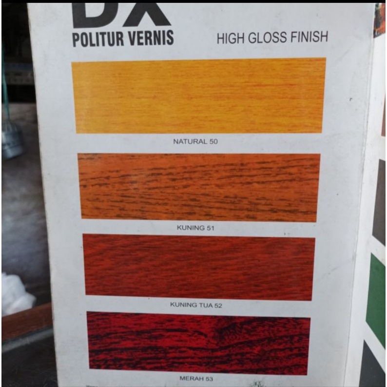 politur dx plitur kayu / vernis kayu / cat kayu