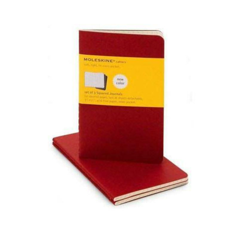 

Moleskine Squared Journals set of 3 - Cahiers Series