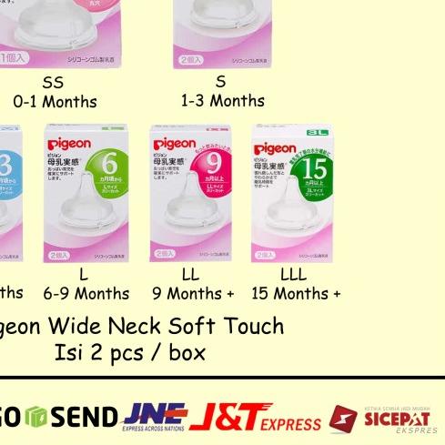 Dot Pigeon Wide Neck Soft Touch Peristaltic Nipple 2 pcs - LLL