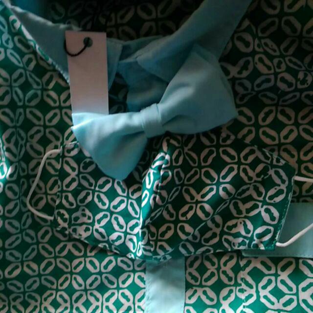 Masker Batik Anak Anak Kembaran Dress & Kemeja