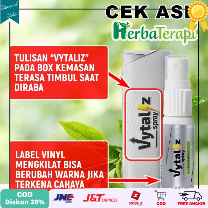 

◾COD◾ Obat Tahan Lama Herbal Anti Ejakulasi-Dini Oles Spray - VYT