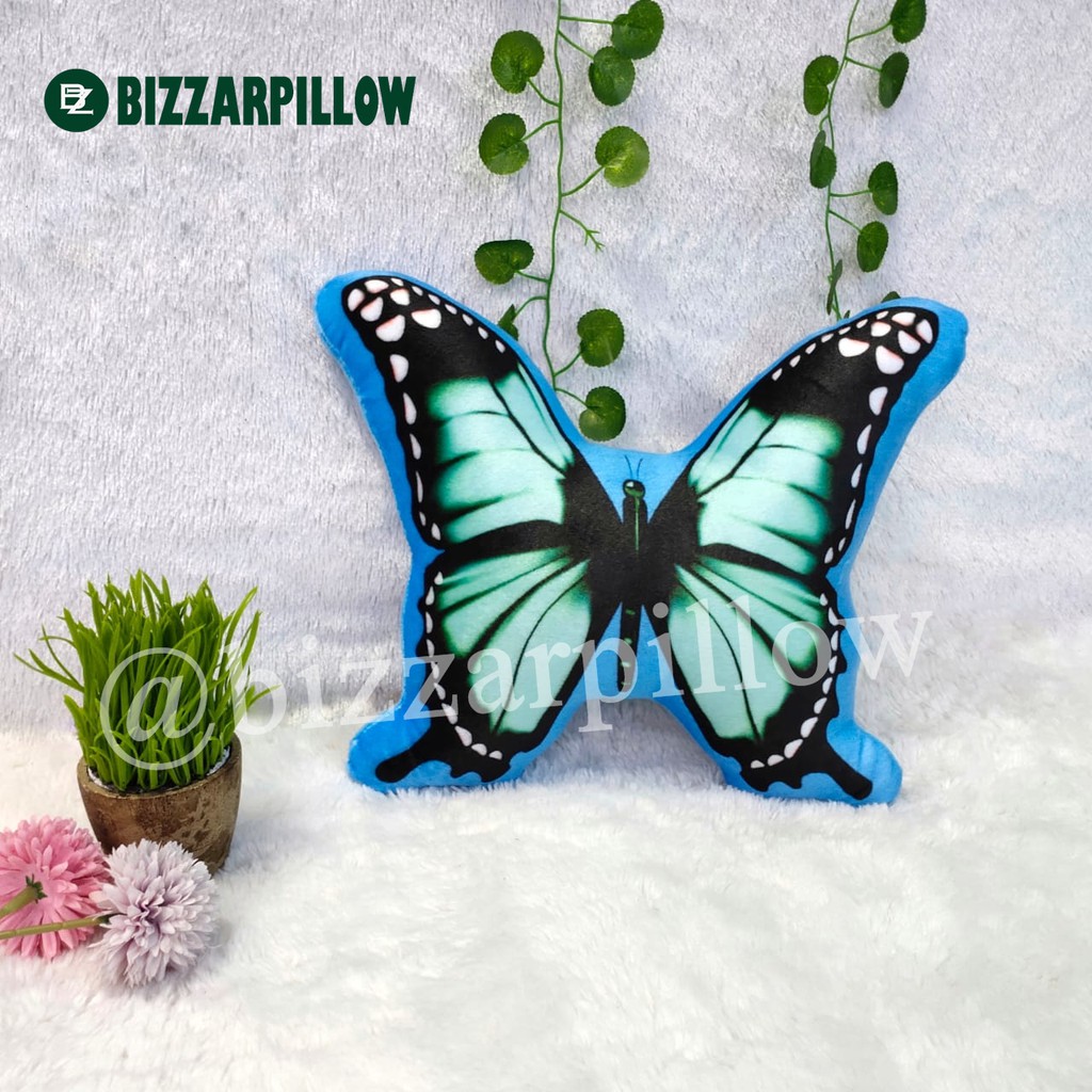 Bizzarpillow Bantal Sofa Motif Kupu-Kupu BZ154