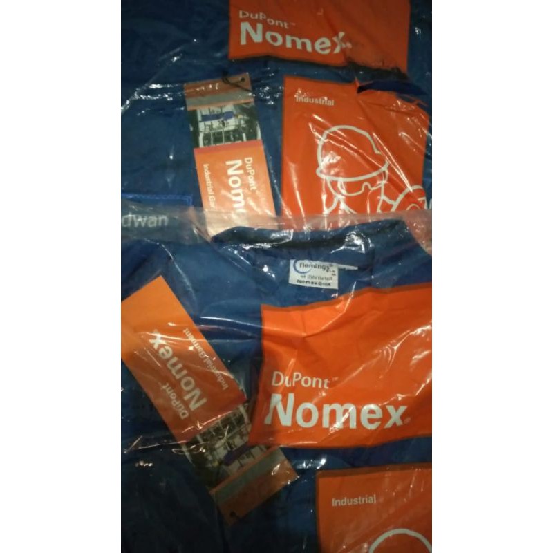 COVERALL Nomex Dupon / NOMEX FLEMING Original Bersertifikat